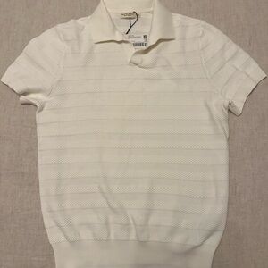 SuitSupply White Polo Shirt